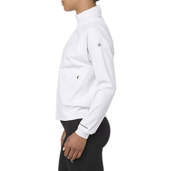 Nwt Asics | Accelerate Jacket In Brilliant White - Picture 3 of 15
